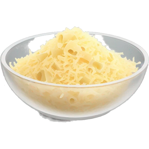 grated parmesan in a bowl  emoji