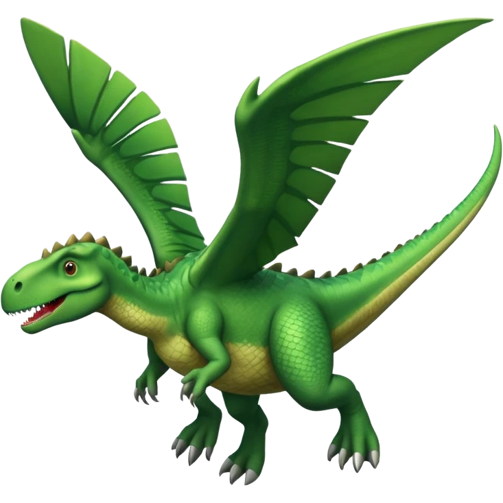 Flying dainosar  emoji