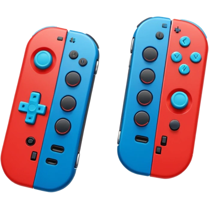 A standard pair of Nintendo Joy-Cons emoji