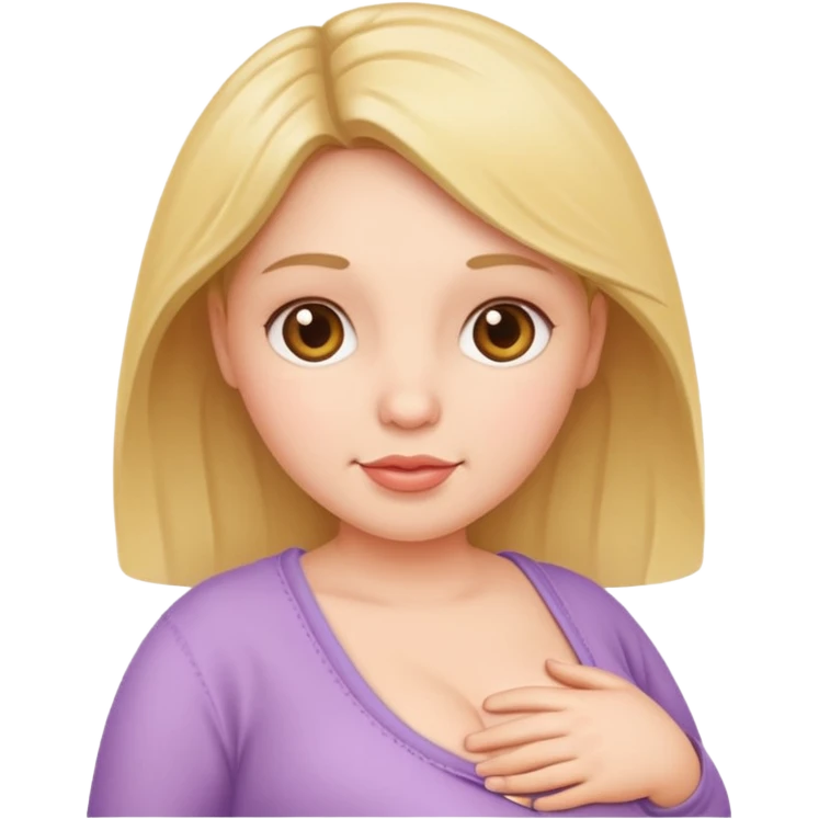 Make a pregnant woman emoji