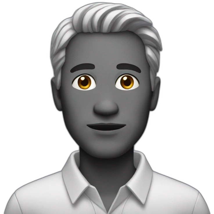 man, bold emoji