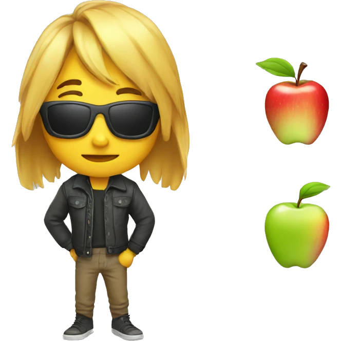 cool apple emoji