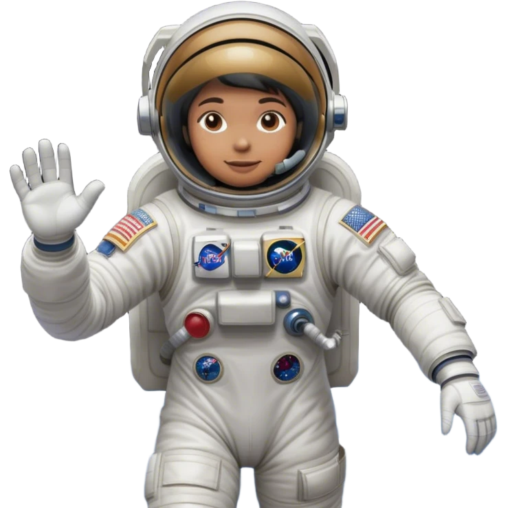 👨‍🚀 Cinematic Realistic Astronaut – A highly detailed depiction of an astronaut in a state-of-the-art space suit, floating weightlessly in the vast expanse of space. The reflective visor captures the distant Earth, while intricate suit details and soft lighting create an immersive sense of realism. emoji