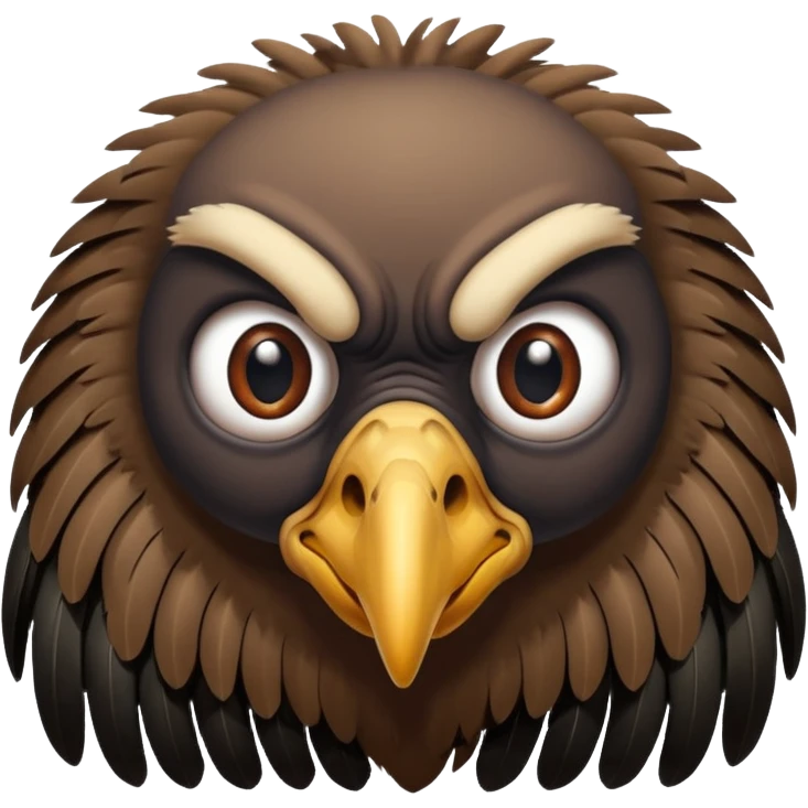 vulture - kind of menacing but in a funny comical way emoji