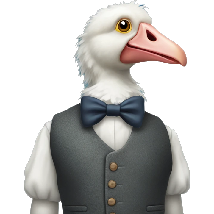 Dodo bird in a waistcoat emoji