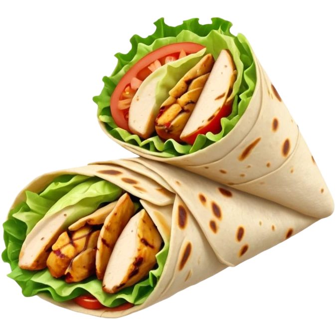 classic chicken wrap emoji