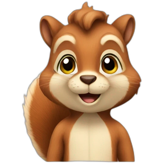 Squirrel work emoji