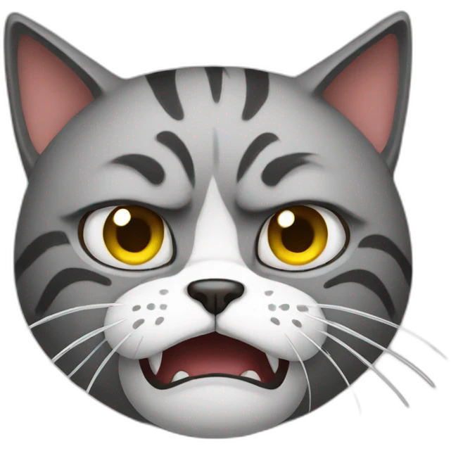 angry cat emoji