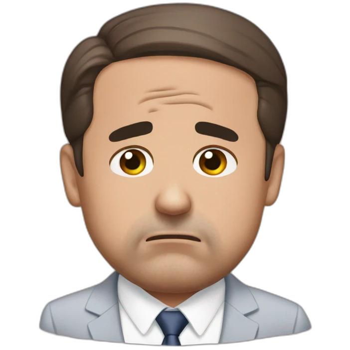 Crying Michael scott emoji