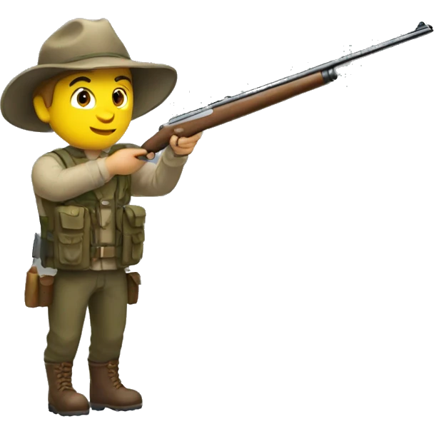 Create a hunting emoji emoji