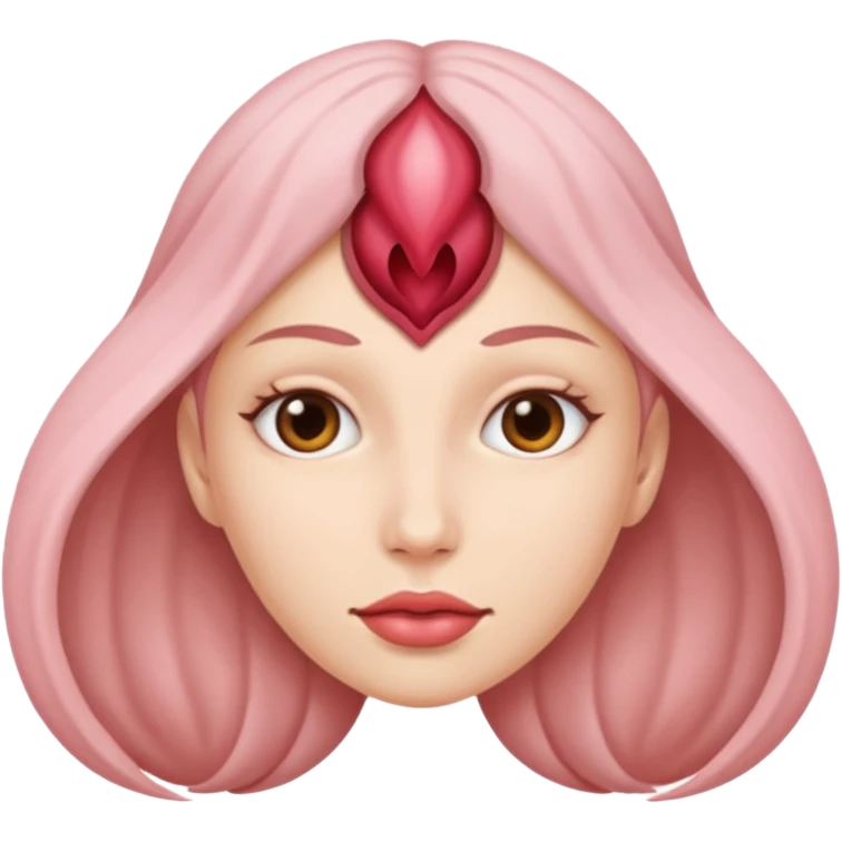 Woman spread vagina emoji