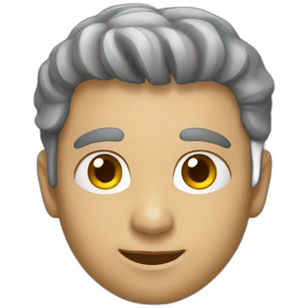 Chat gris emoji