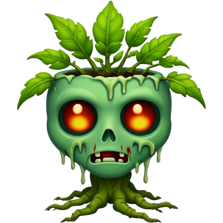 zombie plant emoji