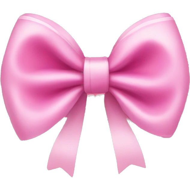 Pink bow emoji