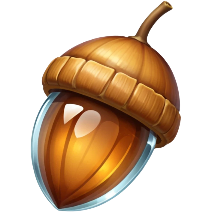 Chrystal acorn emoji