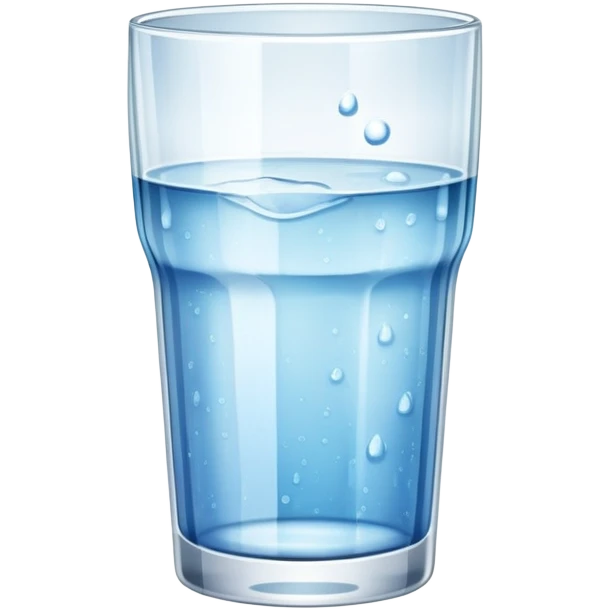 drinking glass with water emoji