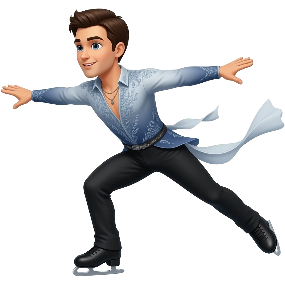 male figure skater emoji
