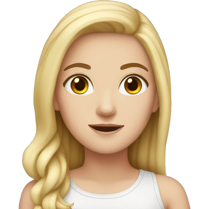 White girl emoji