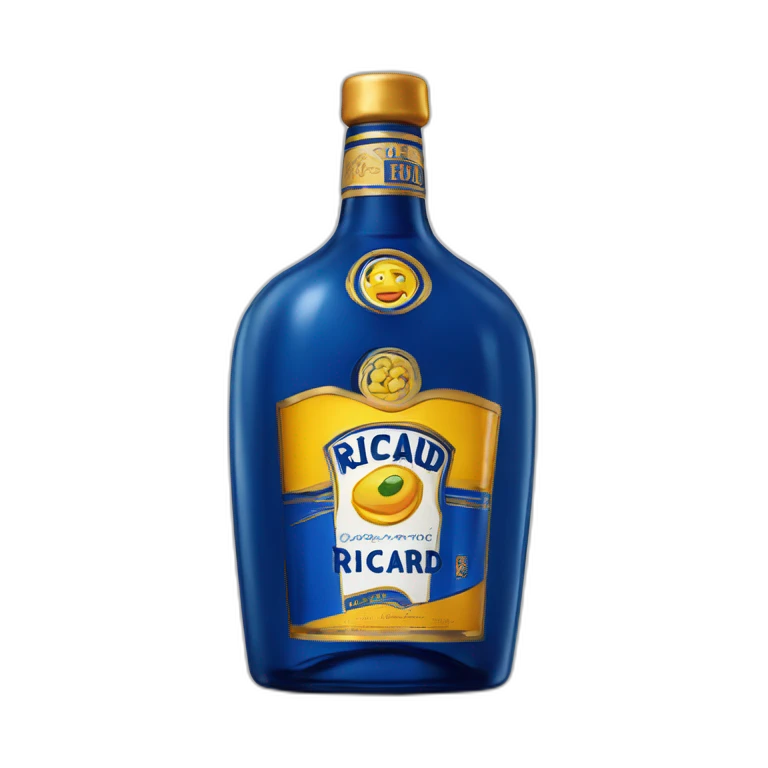 Bouteille de ricard emoji