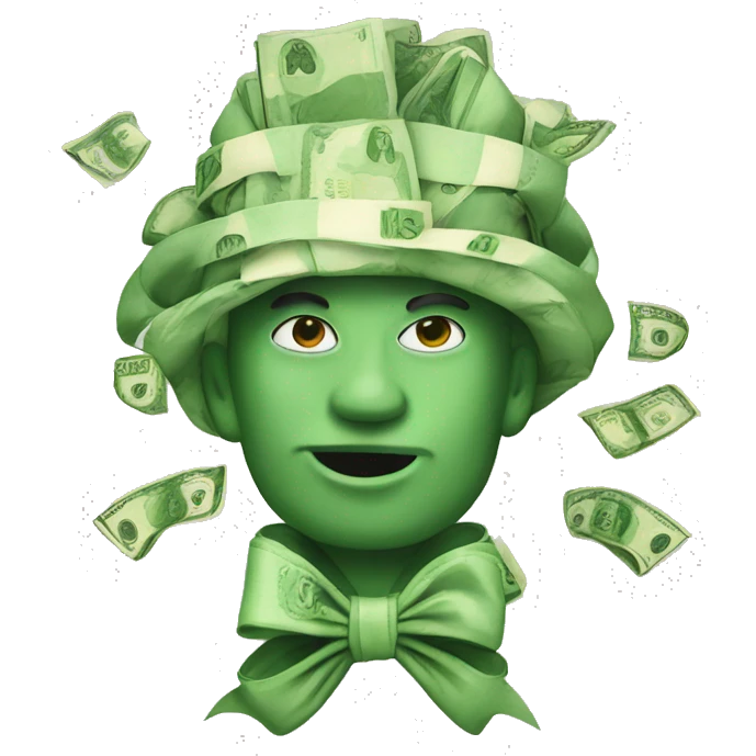 money with bows emoji