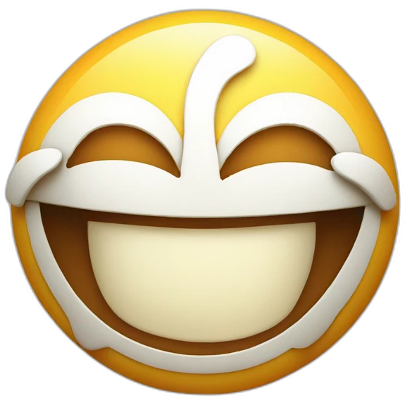 The big smiley face has a word "happy" in its mouth emoji
