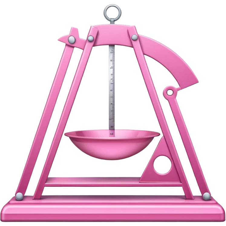 mac os icon Architect's scale, protractor, triangle, pink emoji