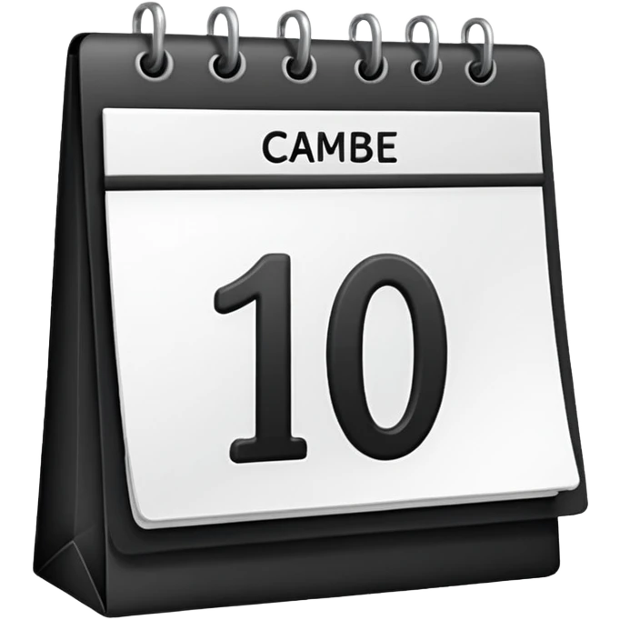 calendario con el  1 emoji