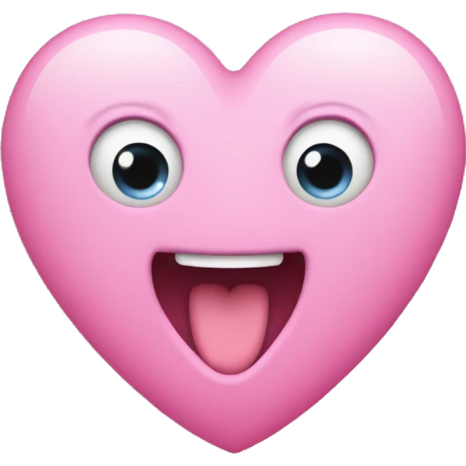 Pinkes Herz mit Flügeln emoji