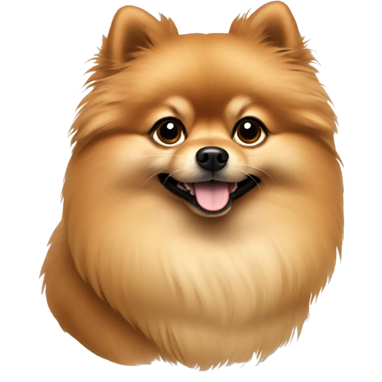Light Brown Pomeranian  emoji