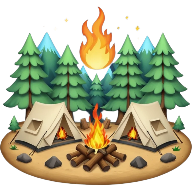 campsite emoji