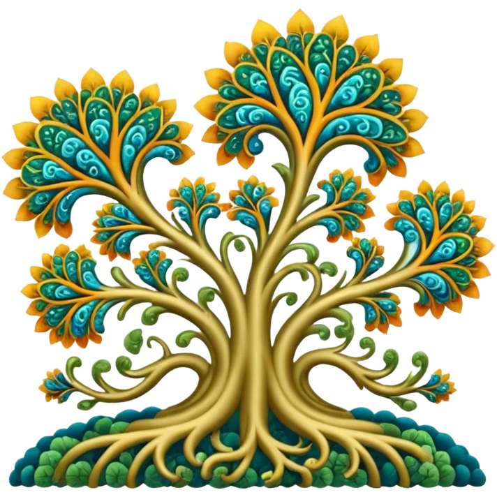 campo morfogenetico - fractal emoji