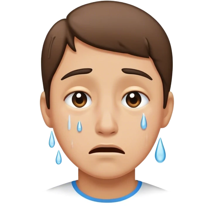 Someone crying emoji