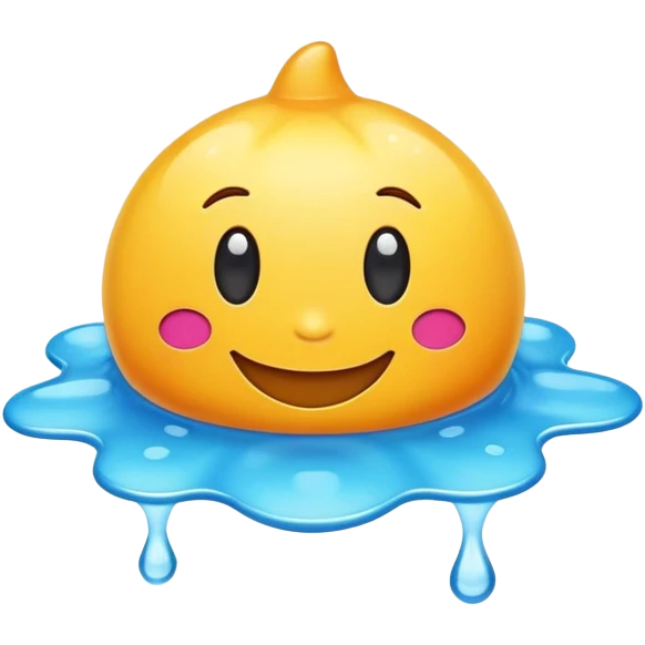 puddle toy smailing emoji