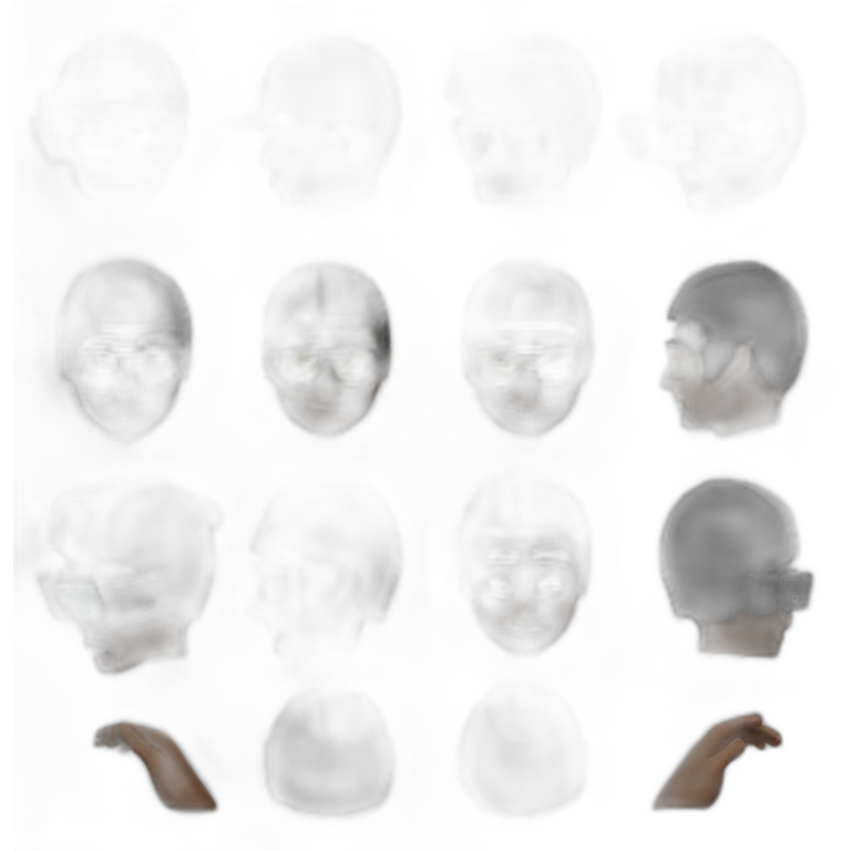 Man black tee with vr glass emoji