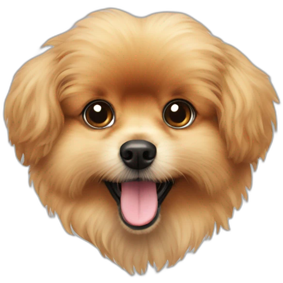 Pomeranian poodle emoji