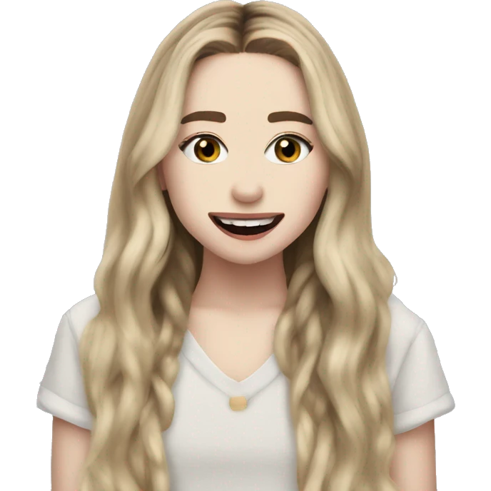 Sabrina Carpenter singing emoji
