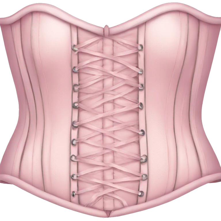 Pastel pink corset  emoji