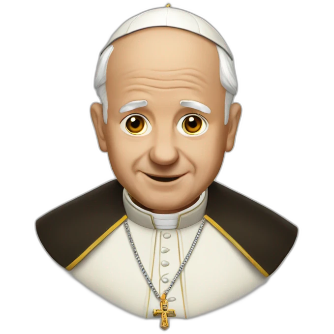 The pope emoji