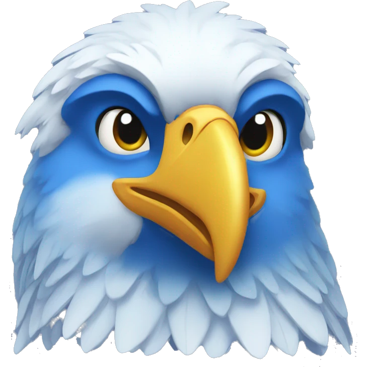 blue eagle emoji