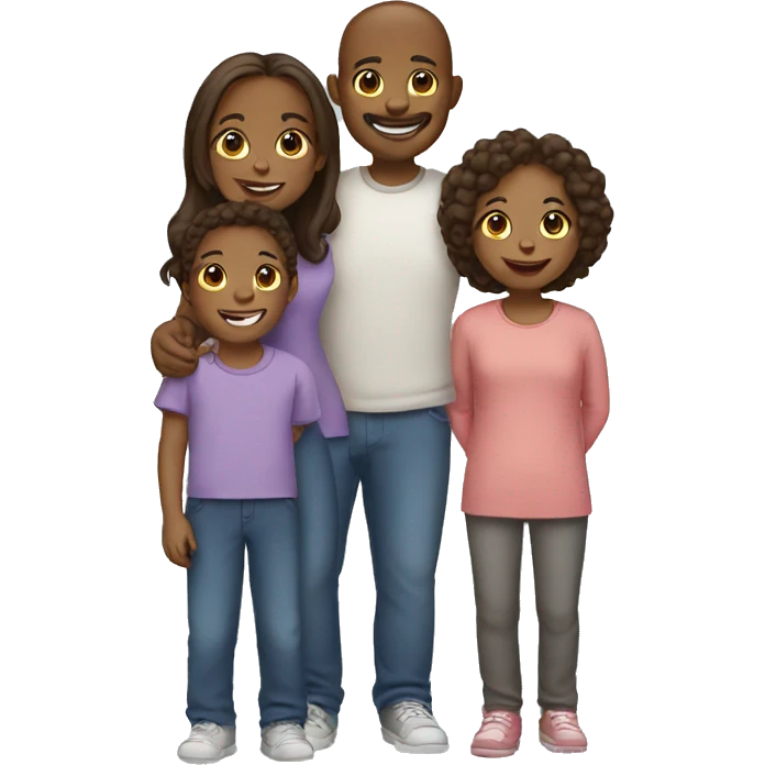 Family of 3 emoji