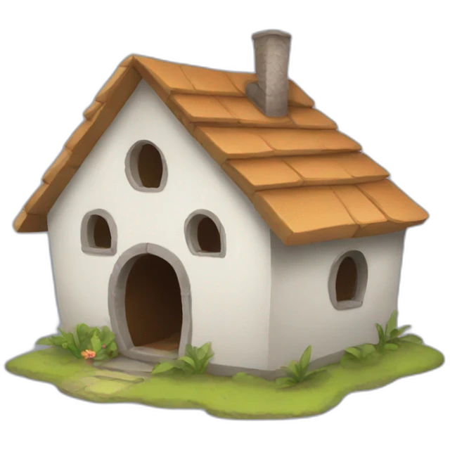 Rat house emoji