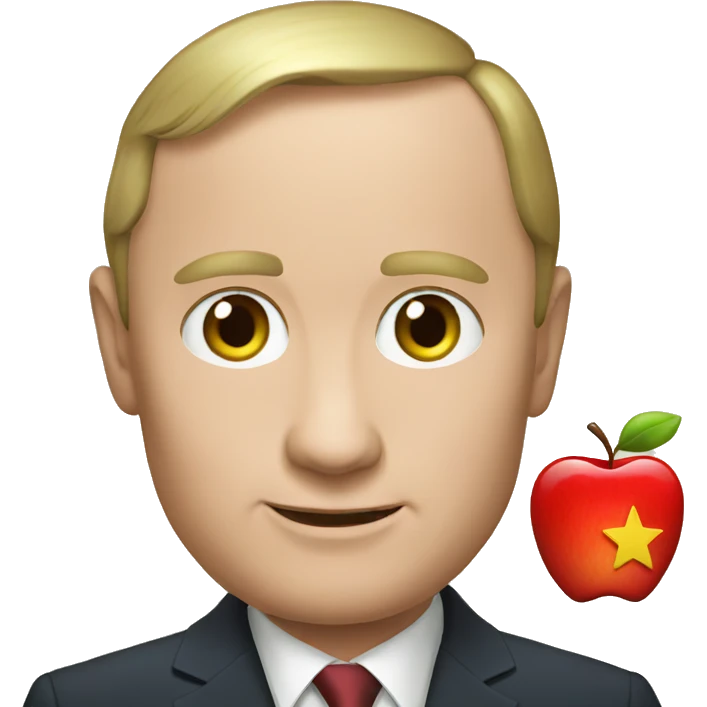 putin and apple  emoji