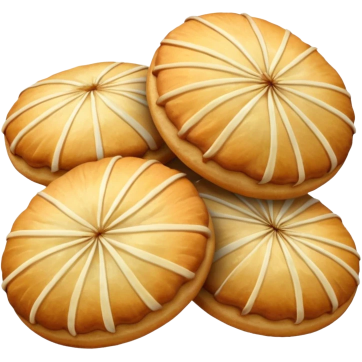 onion cookies, realistic, no face emoji