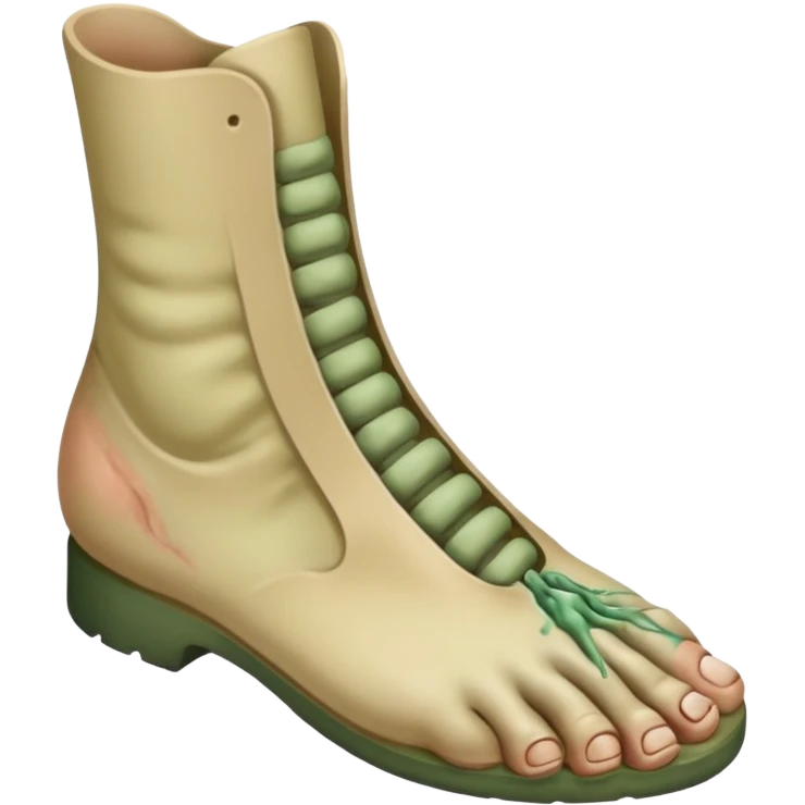  trench foot, white, gangrene spreading emoji