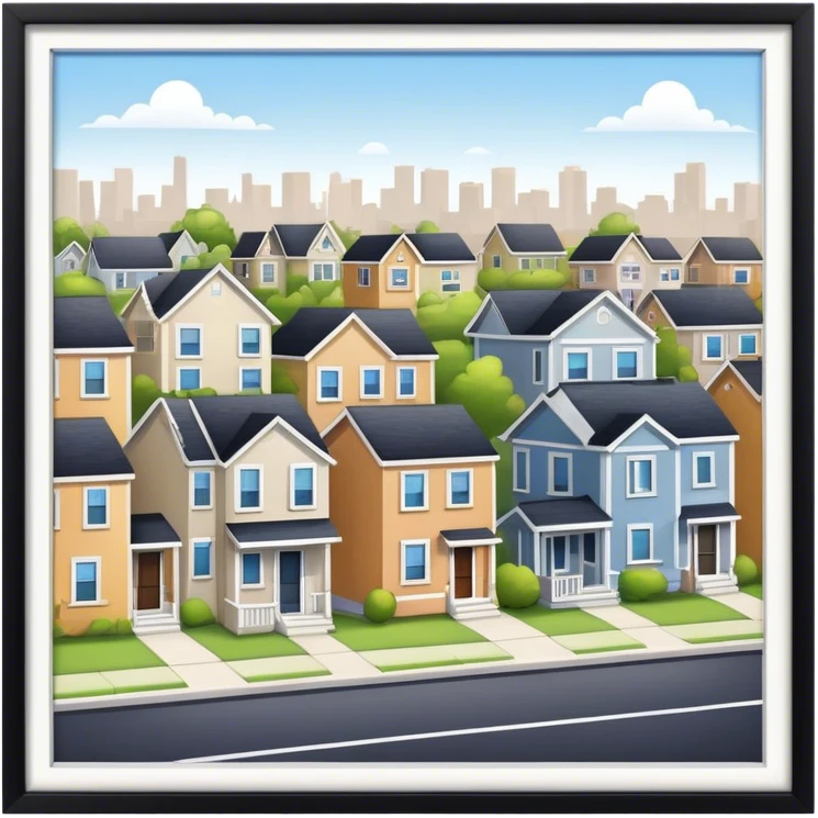 Rundown suburban emoji