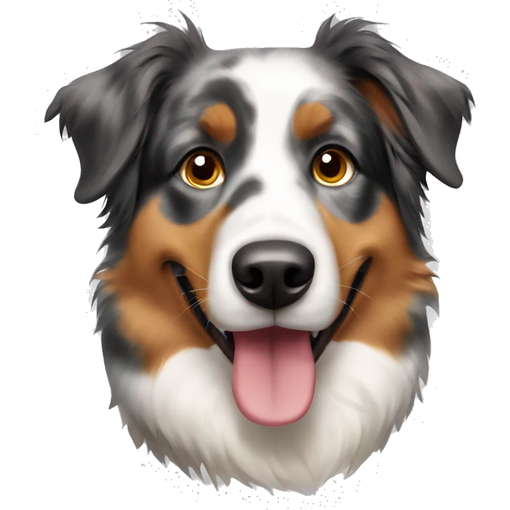 australian shepherd dog emoji