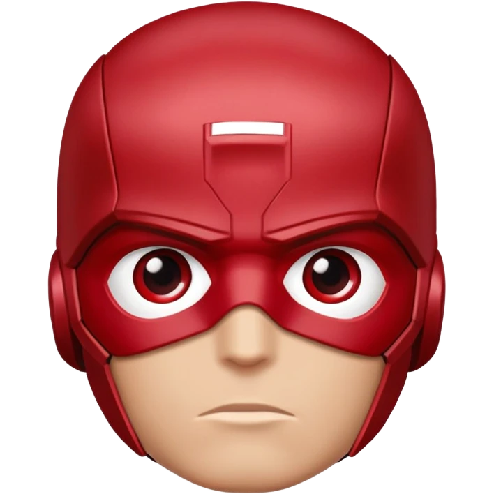 Vision marvel, red face from captain america: civil war emoji