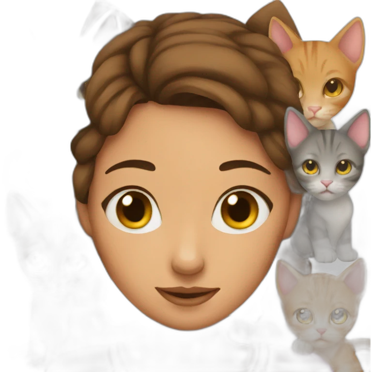 Women with kittens ears emoji