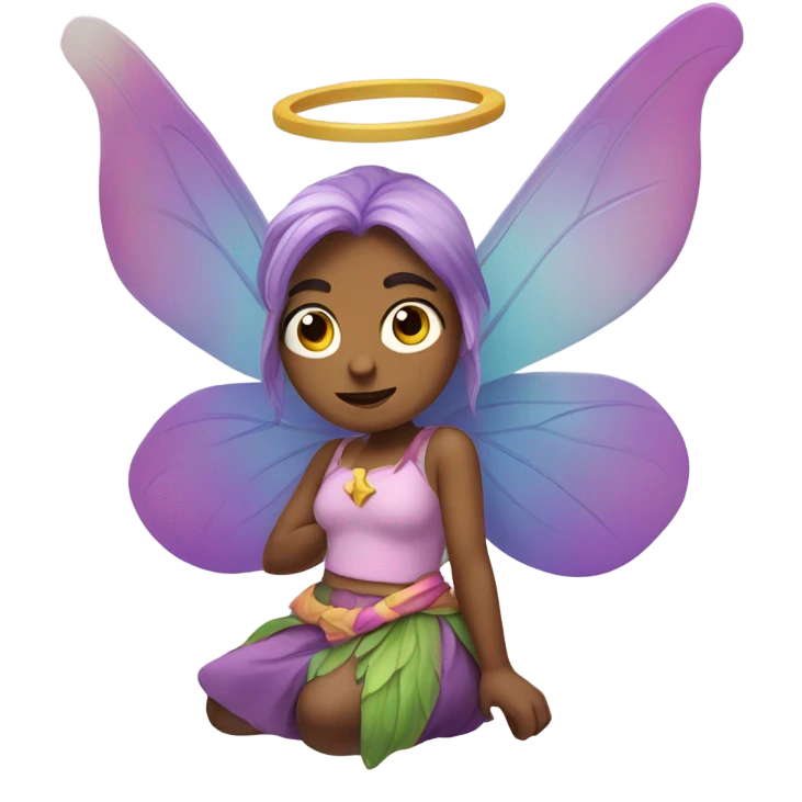 unimpressed fairy emoji