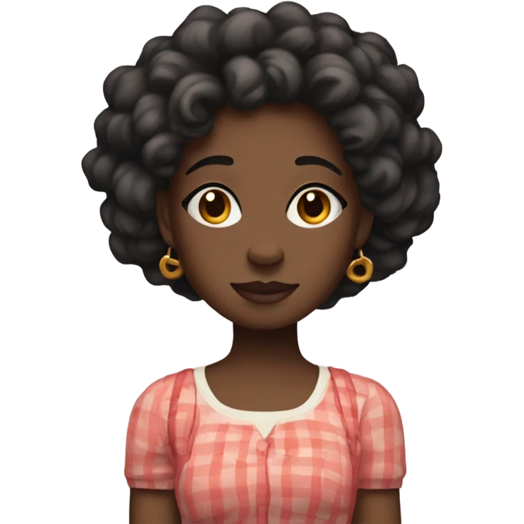 Black Girl Cottagecore emoji